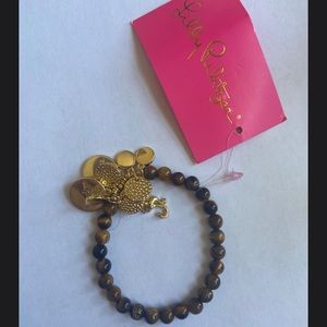 Lilly Pulitzer beaded charm bracelet NWT